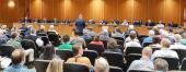 Jon Steverson addresses the St. Johns River and Suwannee River water management district boards