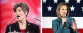 Joni Ernst and Carly Fiorina