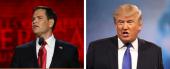 Marco Rubio and Donald Trump