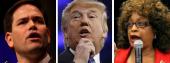 Marco Rubio, Donald Trump and Corrine Brown