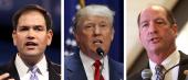 Marco Rubio, Donald Trump and Ted Yoho