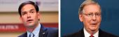 Marco Rubio and Mitch McConnell