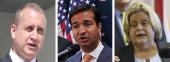Mario Diaz-Balart, Carlos Curbelo and Ileana Ros-Lehtinen