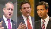 Mario Diaz-Balart, Ron DeSantis and Carlos Curbelo