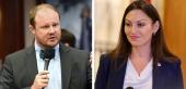 Matt Caldwell and Nikki Fried