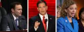 Patrick Murphy, Marco Rubio and Debbie Wasserman Schultz