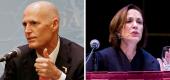 Rick Scott and Barbara Pariente