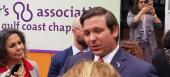 Ron DeSantis answers press questions Tuesday