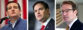 Ted Cruz, Marco Rubio and Peter Roskam