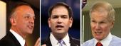 Ted Deutch, Marco Rubio and Bill Nelson