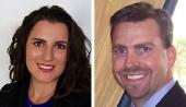 Democrat Tiffany Parisi and Republican Toby Overdorf