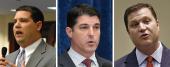 Travis Hutson, Steve Crisafulli, and Jeff Brandes