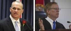 Richard Corcoran and Judge John Cooper 