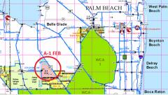 15,000-acre A-1 FEB, is located west of U.S. 27 in western Palm Beach" 15,000-acre A-1 FEB, is located west of U.S. 27 in western Palm Beach"