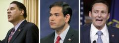 Alan Grayson, Marco Rubio and Patrick Murphy Alan Grayson, Marco Rubio and Patrick Murphy