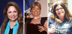 Alma Gonzalez, Terrie Rizzo and Stacey Patel