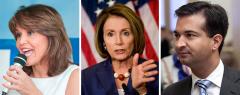 Annette Taddeo, Nancy Pelosi, and Carlos Curbelo