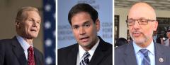 Bill Nelson, Marco Rubio and Ted Deutch