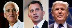 Charlie Crist, David Jolly and Donald Trump Charlie Crist, David Jolly and Donald Trump