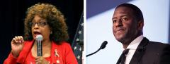 Corrine Brown and Andrew Gillum Corrine Brown and Andrew Gillum