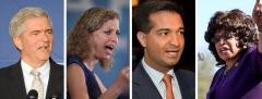 Dan Webster, Debbie Wasserman Schultz, Carlos Curbelo and Corrine Brown