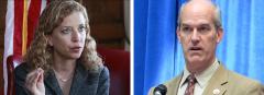 Debbie Wasserman Schultz and Rick Larsen Debbie Wasserman Schultz and Rick Larsen