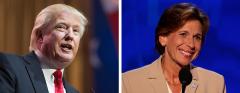 Donald Trump and Randi Weingarten Donald Trump and Randi Weingarten