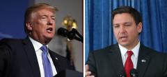 Donald Trump and Ron DeSantis