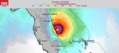 5 p.m. Tuesday projection:  Florida landfall Sunday morning