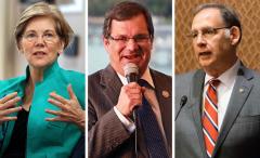 Elizabeth Warren, Gus Bilirakis and John Boozman