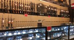 Gun walls of a Dick's Field & Stream store