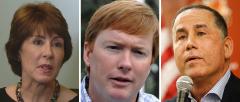 Gwen Graham, Adam Putnam and Philip Levine