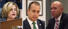 Ileana Ros-Lehtinen, Mario Diaz-Balart and Brian Mast