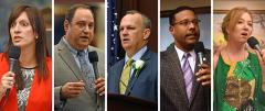 Jeannette Nunez, Ray Rodrigues, Richard Corcoran, Sean Shaw and Kristin Jacobs