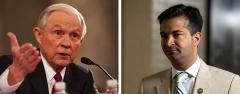 Jeff Sessions and Carlos Curbelo Jeff Sessions and Carlos Curbelo