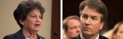 Lois Frankel and Brett Kavanaugh Lois Frankel and Brett Kavanaugh