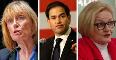 Maggie Hassan, Marco Rubio, and Claire McCaskill
