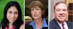 Mary Thomas, Gwen Graham,and Neal Dunn