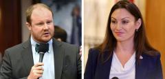 Matt Caldwell and Nikki Fried