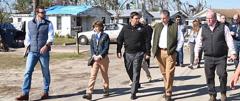 Ron DeSantis, CFO Jimmy Patronis, and FEMA's Brock Long in the Panhandle Wednesday Ron DeSantis, CFO Jimmy Patronis, and FEMA's Brock Long in the Panhandle Wednesday