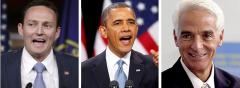 Patrick Murphy, Barack Obama and Charlie Crist Patrick Murphy, Barack Obama and Charlie Crist