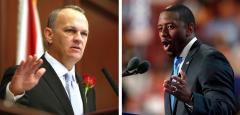 Richard Corcoran and Andrew Gillum