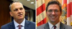 Richard Corcoran and Ron DeSantis