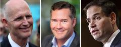 Rick Scott, Mike Waltz and Marco Rubio