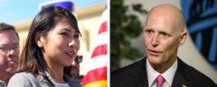 Stephanie Murphy and Rick Scott Stephanie Murphy and Rick Scott