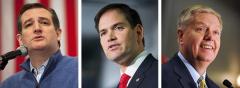 Ted Cruz, Marco Rubio and Lindsey Graham Ted Cruz, Marco Rubio and Lindsey Graham