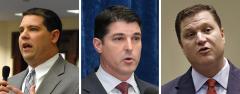 Travis Hutson, Steve Crisafulli, and Jeff Brandes