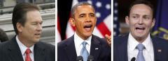 Vern Buchanan, Barack Obama and Patrick Murphy Vern Buchanan, Barack Obama and Patrick Murphy