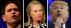 Marco Rubio, Hillary Clinton, and Donald Trump